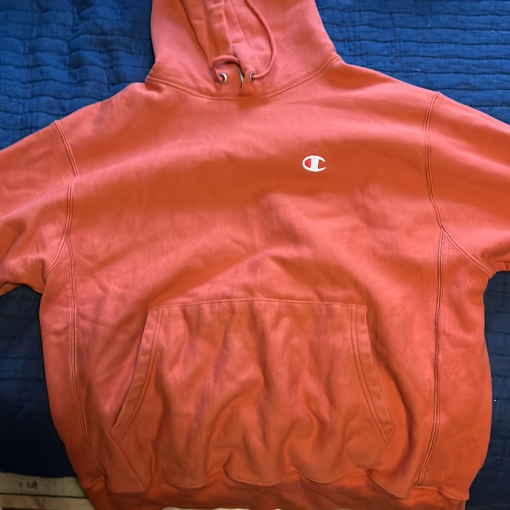 Orange Champion Hoodie